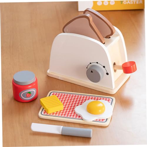 Holzpop-up-Toaster Spiel Set Kids Interactive Early Learning Toaster Toy für, Holzspielzeug, Weihnachtsdekoration Holzpop-up-Toaster Spiel Set Kids Interactive Early Learning Toaster Toy für, Holzspielzeug, Weihnachtsdekoration von Obelunrp