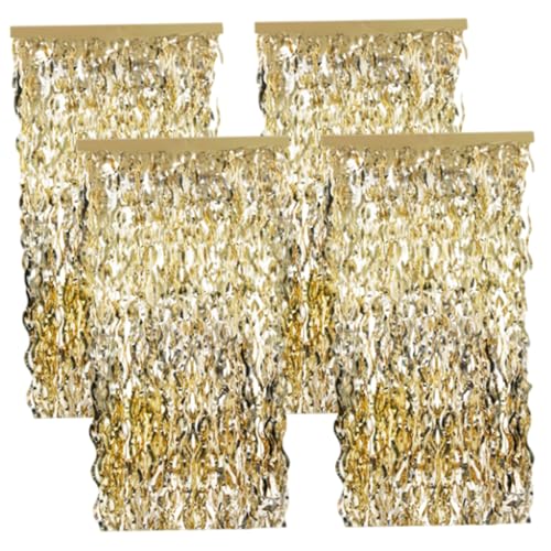 Obelunrp 4pcs Tinsel -Vorhang, 39x79 -Zoll Funkelnde metallische Streamer Geburtstagsdekorationen Foto Requisiten Tinsel Hintergrund Bachelorette Graduierung Party Dekor, Halloween Dekorationen Obelunrp 4pcs Tinsel -Vorhang, 39x79 -Zoll Funkelnde metallische Streamer Geburtstagsdekorationen Foto Requisiten Tinsel Hintergrund Bachelorette Graduierung Party Dekor, Halloween Dekorationen von Obelunrp