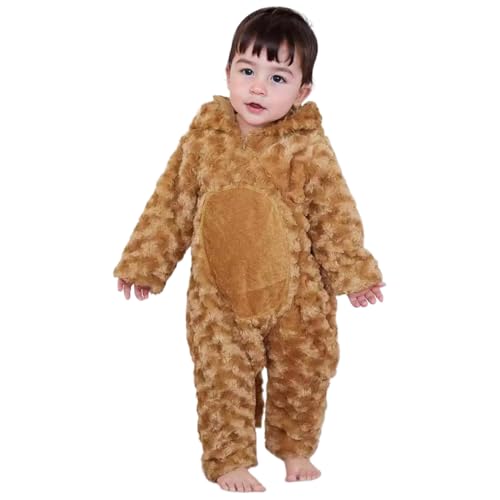 Obelunrp Baby Welpenkostüm |.Kleinkindhundkostüm, Langarmpuppenkostüm für Kinder, süßes Kleinkindpelpenkostüm mit Kapuzenhut und Plüschohren, Cartoon -Kinderkinder Kostüme, 110 cm Obelunrp Baby Welpenkostüm |.Kleinkindhundkostüm, Langarmpuppenkostüm für Kinder, süßes Kleinkindpelpenkostüm mit Kapuzenhut und Plüschohren, Cartoon -Kinderkinder Kostüme, 110 cm von Obelunrp