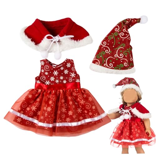 Obelunrp Babypuppenkleidung für 20 -Zoll -Puppen 3pcs/Set Babypuppen -Outfit von Obelunrp