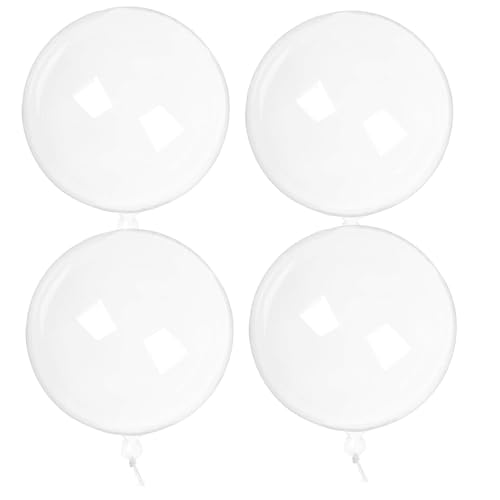 Obelunrp Boboballons, 4pcs 36inch große TPU-Klarballons, füllbare DIY-freundliche transparente Bubble-Ballon für Geburtstagsfeier, Hochzeit, Weihnachten Obelunrp Boboballons, 4pcs 36inch große TPU-Klarballons, füllbare DIY-freundliche transparente Bubble-Ballon für Geburtstagsfeier, Hochzeit, Weihnachten von Obelunrp