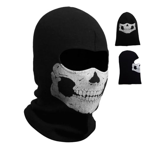Obelunrp Ghost Face Maske atmungsaktive gruselige Schädelmaske elastischer Vollkopf Schwarzer Schrei für Halloween Cosplay Requisiten Frauen Männer balaclava Gesicht, Schädel Obelunrp Ghost Face Maske atmungsaktive gruselige Schädelmaske elastischer Vollkopf Schwarzer Schrei für Halloween Cosplay Requisiten Frauen Männer balaclava Gesicht, Schädel von Obelunrp