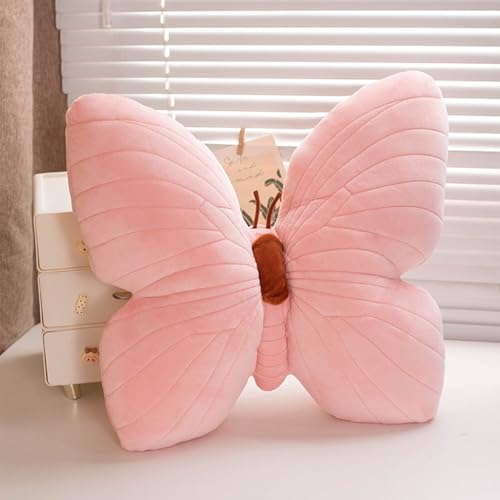Obelunrp Schmetterlingskissen, 40x40 cm 3D -Schmetterlingskissen, weiche Plüschschmetterlinge Kissen, lustige Stuhlsitzpolster für Couch, Wohnzimmer, Bettdekorationen Obelunrp Schmetterlingskissen, 40x40 cm 3D -Schmetterlingskissen, weiche Plüschschmetterlinge Kissen, lustige Stuhlsitzpolster für Couch, Wohnzimmer, Bettdekorationen von Obelunrp