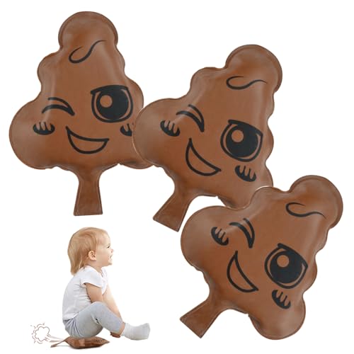 Obelunrp Streiche für Kinder Erwachsene 3pcs whoopee Kissen selbstblenden KOT Form Furz Spielzeug lustige Witze und Streiche für Party Aprilscherz, für Kinder, Weihnachtsdekoration von Obelunrp