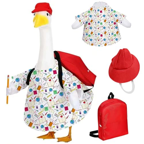 Obelunrp Veranda -Outfits, 4PCS/Back to School Veranda Kostüm mit Schulbag für Gartenhofdekorationen Obelunrp Veranda -Outfits, 4PCS/Back to School Veranda Kostüm mit Schulbag für Gartenhofdekorationen von Obelunrp