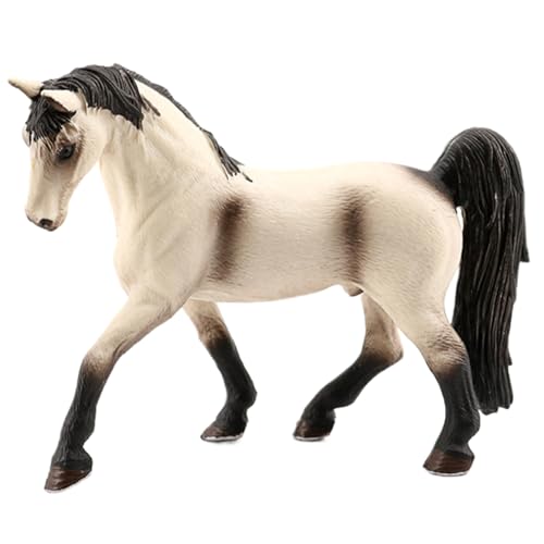Pferd Figur, 10x13 cm Plastik Realistische Spielzeugpferd Ornamente, Bildungstiere Figur für Kinder Jungen Bildungsspielzeug Pferd Figur, 10x13 cm Plastik Realistische Spielzeugpferd Ornamente, Bildungstiere Figur für Kinder Jungen Bildungsspielzeug von Obelunrp