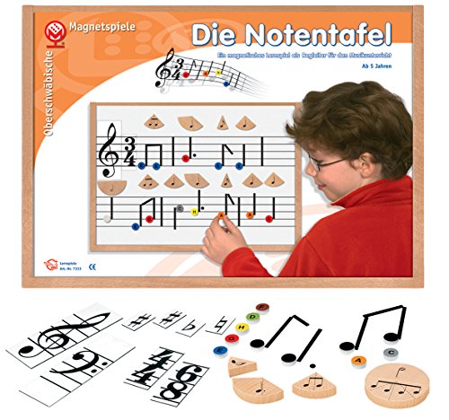 Oberschwäbische Magnetspiele Notentafel Lernhilfe zum Erlernen der Noten 7333 Oberschwäbische Magnetspiele Notentafel Lernhilfe zum Erlernen der Noten 7333 von Oberschwäbische Magnetspiele