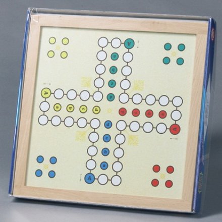 Verflixt (Ludo) + Six Family Line 40x40 von Oberschwäbische Magnetspiele