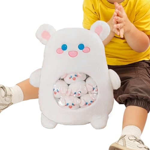 Animal Plüschspielzeugkissen - Tasche mit Stoffkreaturen, weiches Plush -Set | Flauschige tierische Charakterkissensammlung, gemütliches Huggable -Kissennest mit 19,7 Zoll Größe für Autosofa -Nacht Animal Plüschspielzeugkissen - Tasche mit Stoffkreaturen, weiches Plush -Set | Flauschige tierische Charakterkissensammlung, gemütliches Huggable -Kissennest mit 19,7 Zoll Größe für Autosofa -Nacht von Obesntln