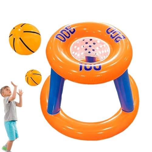 Aufblasbarer Basketball- -Reifen für schwimmenden Pool | Aufblasbares Basketball-Poolspielzeug mit dem Ball | Tragbares und faltbares Poolspiel Aufblasbarer Basketball- -Reifen für schwimmenden Pool | Aufblasbares Basketball-Poolspielzeug mit dem Ball | Tragbares und faltbares Poolspiel von Obesntln