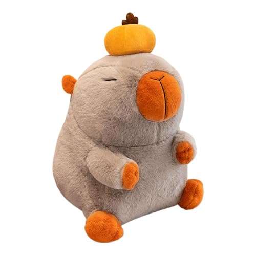 Capybara Plüschtier, Capybara, niedliches Capybara mit Khaki auf dem Kopf, bequemes Capybara-Plüschkissen, Capybara-Plüschtiere aus weichem und niedlichem Plüsch Capybara Plüschtier, Capybara, niedliches Capybara mit Khaki auf dem Kopf, bequemes Capybara-Plüschkissen, Capybara-Plüschtiere aus weichem und niedlichem Plüsch von Obesntln
