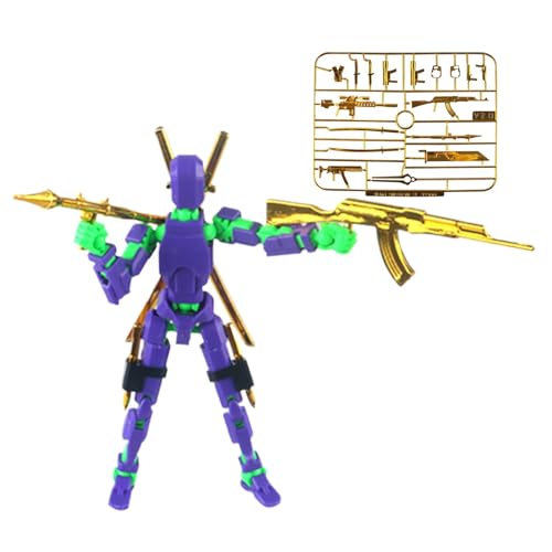 Figur aus Bausteinen, Bausteinen für Action-Figuren – Bausatz für Action-Figuren | Set mit lustigen beweglichen Actionfiguren von Obesntln