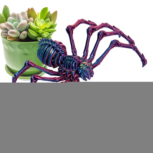 Gelenkspinne, Spinnen-Zappelspielzeug, Executive Desk Toys Riesenspinne, Mystery Spider 3D-bewegliche Spinne für Erwachsene, Schreibtischspielzeug für das Klassenzimmer und Zuhause Gelenkspinne, Spinnen-Zappelspielzeug, Executive Desk Toys Riesenspinne, Mystery Spider 3D-bewegliche Spinne für Erwachsene, Schreibtischspielzeug für das Klassenzimmer und Zuhause von Obesntln