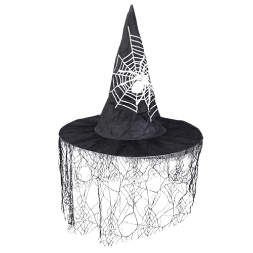 Hexenhut – Hexenhut Kostüm | Zaubererkostüm für böse Party, Hexenhut mit breiter Krempe, neues Cosplay-Zubehör für Jugendliche für Partys Hexenhut – Hexenhut Kostüm | Zaubererkostüm für böse Party, Hexenhut mit breiter Krempe, neues Cosplay-Zubehör für Jugendliche für Partys von Obesntln