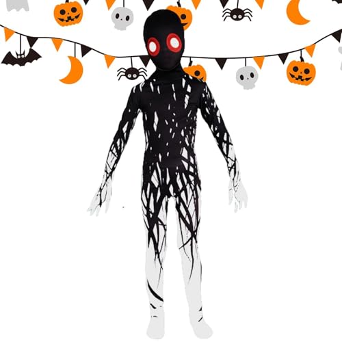 Horrorverkleidung, Horror-Kostüme für – atmungsaktive Halloween-Kostüme, vielseitige weiche Partykostüme, Gothic-Kostüm für Partys Horrorverkleidung, Horror-Kostüme für – atmungsaktive Halloween-Kostüme, vielseitige weiche Partykostüme, Gothic-Kostüm für Partys von Obesntln