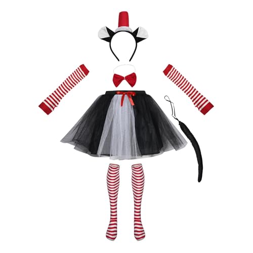 Katzenohren und -schwanz für – 8 Stück, Katzenohren-Stirnband, niedliche Schicht | Tutu-Handschuhe, Fliege, hohe Socken für Geburtstag, Weihnachten, Cosplay, Party Katzenohren und -schwanz für – 8 Stück, Katzenohren-Stirnband, niedliche Schicht | Tutu-Handschuhe, Fliege, hohe Socken für Geburtstag, Weihnachten, Cosplay, Party von Obesntln
