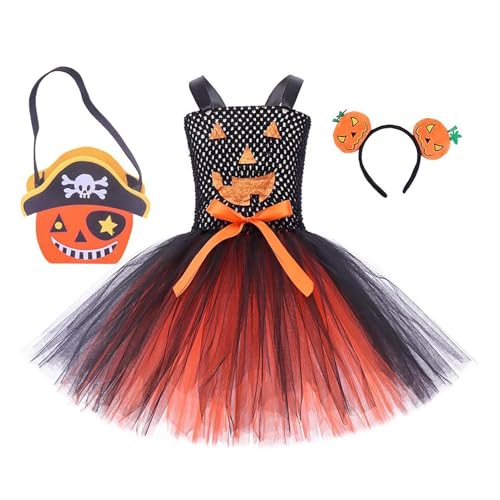Kürbis-Tutu-Kostüm, Kürbiskostüm für kleines Mädchen, Tutu | Prinzessinnen-Tutu- , Halloween, Kostüm, ärmellos, niedlich, Tutu mit Stirnband und Tasche für Urlaubsparty Kürbis-Tutu-Kostüm, Kürbiskostüm für kleines Mädchen, Tutu | Prinzessinnen-Tutu- , Halloween, Kostüm, ärmellos, niedlich, Tutu mit Stirnband und Tasche für Urlaubsparty von Obesntln