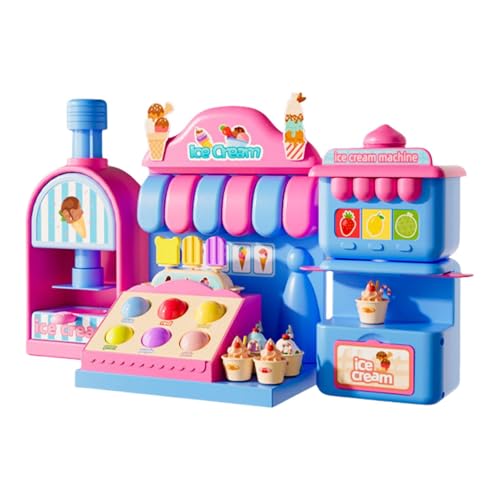 Obesntln Bunte Teig-Sets, Eisteig-Set | Kitchen Creations Ton Set für Eiscreme-Maschine – Kreatives und lustiges Eiscreme-Modellier-Set, Creme-Maschine Spielzeug Obesntln Bunte Teig-Sets, Eisteig-Set | Kitchen Creations Ton Set für Eiscreme-Maschine – Kreatives und lustiges Eiscreme-Modellier-Set, Creme-Maschine Spielzeug von Obesntln