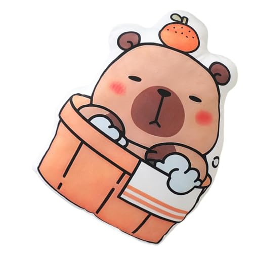 Obesntln Capybara-Kissen, gefülltes Capybara-Kissen, gefüllte Capybara-Plüschkissen | Heimdekoration aus realistischem Tier-Plüsch, Kissen und Plüschtiere, Spielzeug, Schlafkissen für Obesntln Capybara-Kissen, gefülltes Capybara-Kissen, gefüllte Capybara-Plüschkissen | Heimdekoration aus realistischem Tier-Plüsch, Kissen und Plüschtiere, Spielzeug, Schlafkissen für von Obesntln