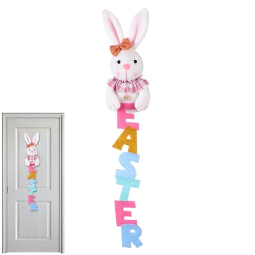 Plüschtier Osterhase, Baumspitze des Osterhasen – kreativer Plüschhasen-Anhänger, lustige Bauernhof-Osterdekoration, 53,6 cm, Osterbaumschmuck für Zweig Plüschtier Osterhase, Baumspitze des Osterhasen – kreativer Plüschhasen-Anhänger, lustige Bauernhof-Osterdekoration, 53,6 cm, Osterbaumschmuck für Zweig von Obesntln