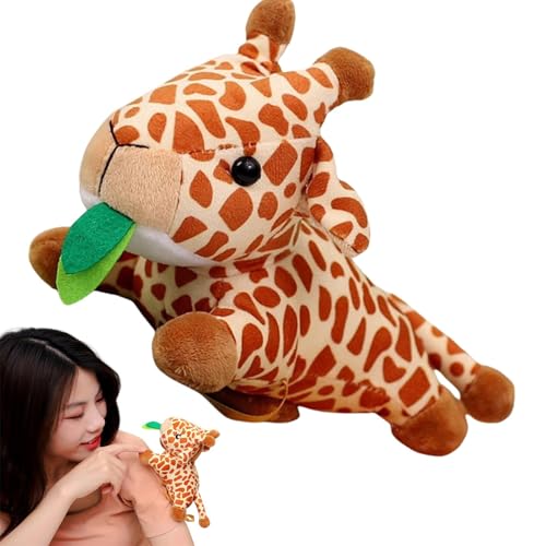 Tier Giraffe aus Plüsch – Realistisches Modell Giraffe aus weichem Plüsch, Sammlerspielzeug Giraffe aus Plüsch | Realistische Giraffe Kollektion, niedliches Giraffen-Plüschtier für Jungen, Mädchen Tier Giraffe aus Plüsch – Realistisches Modell Giraffe aus weichem Plüsch, Sammlerspielzeug Giraffe aus Plüsch | Realistische Giraffe Kollektion, niedliches Giraffen-Plüschtier für Jungen, Mädchen von Obesntln