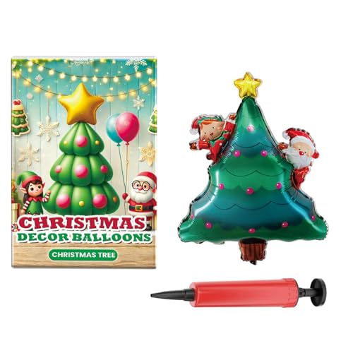 Weihnachtsballons – Dekoration von Weihnachtsballons, Weihnachtsballons aus Aluminium, Weihnachtsdekoration in Rentierform | Cartoon-Weihnachtsballons mit Handpumpe für die Dekoration Weihnachtsballons – Dekoration von Weihnachtsballons, Weihnachtsballons aus Aluminium, Weihnachtsdekoration in Rentierform | Cartoon-Weihnachtsballons mit Handpumpe für die Dekoration von Obesntln