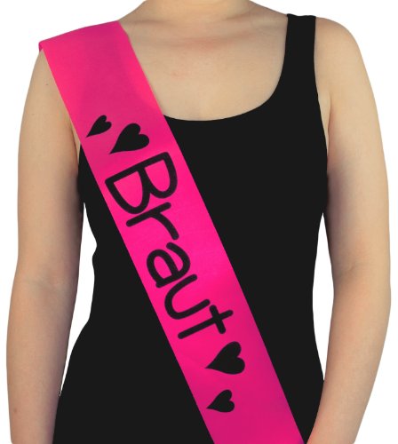 Oblique Unique Braut Schärpe in Pink Bride to Be Hen Party von Oblique Unique
