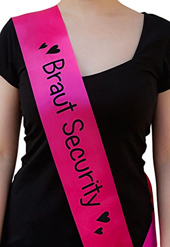 Oblique Unique Braut Security Schärpe in Pink Bride to Be Hen Party von Oblique Unique