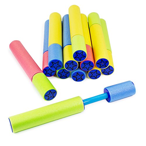 Oblique Unique® 12x Poolkanone Wasserpistole Wasserspritze Pool Kanone Pistole für Badespass Poolparty von Oblique Unique