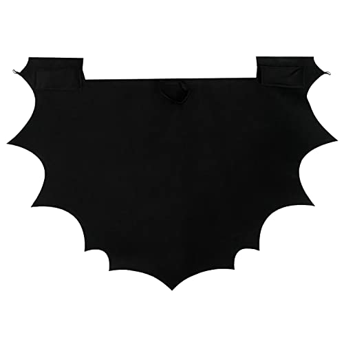 Oblique Unique® Fledermaus Flügel Umhang Schwarz Bat Cape zum Verkleiden für Fledermauskostüm Vampir zu Halloween Karneval Fasching Motto Party von Oblique Unique