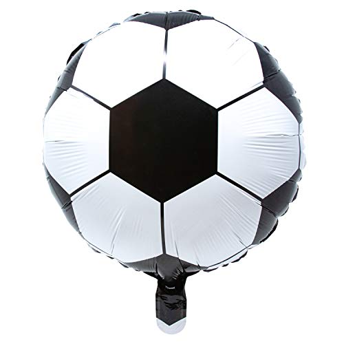 Oblique Unique® Fußball Folien Luftballon für Geburtstag Kindergeburtstag Feier Mottoparty Deko Ballon Folienballon WM Weltmeisterschaft Party von Oblique Unique
