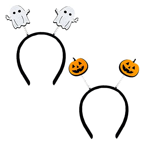 Oblique Unique® Geister Haarreifen Gespenster Haarreif für Fasching Karneval Motto Party Halloween Geist Gespenst Kostüm Accessoires von Oblique Unique