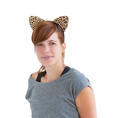 Oblique Unique® Haarreif Leopard Ohren Dress Kostüm von Oblique Unique