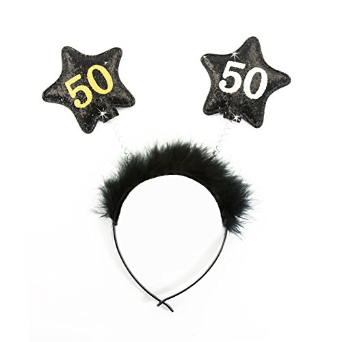 Oblique Unique® Haarreifen 50. Geburtstag Feier von Oblique Unique