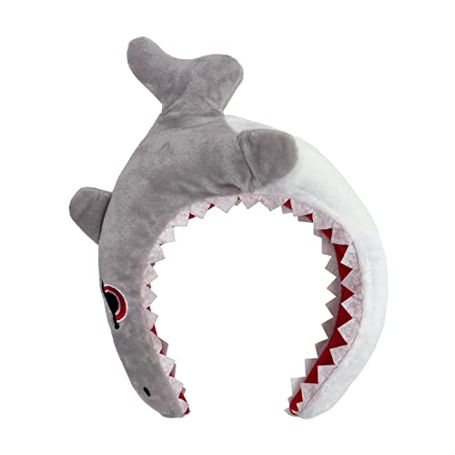 Oblique Unique® Haarreifen Hai Kopf Plüsch Fisch Haarreif für Fasching Karneval Motto Party Kostüm Accessoires von Oblique Unique