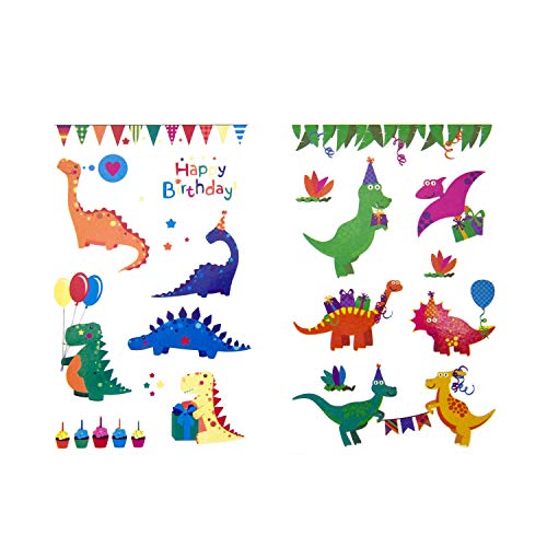 Oblique-Unique® Kinder Dino Tattoos 38 Stück Farbenfroh Temporär Dinosaurier Tattoo zum Spielen Spielspass zum Kindergeburtstag von Oblique Unique