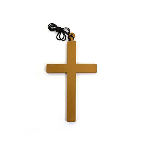 Oblique Unique® Kreuz mit Kordel für Priester Bischof Nonne Kostüm Karneval Fasching von Oblique Unique