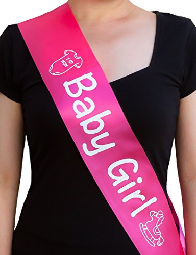 Oblique Unique® Baby Girl Schärpe Babyshower zukünftige Mama Schwangerschaft von Oblique Unique