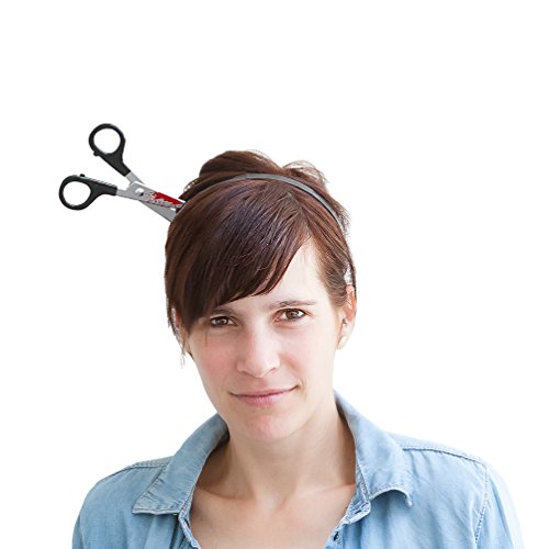 Oblique-Unique® Schere im Kopf Haarreifen - Halloween Prank Grusel Horror von Oblique Unique