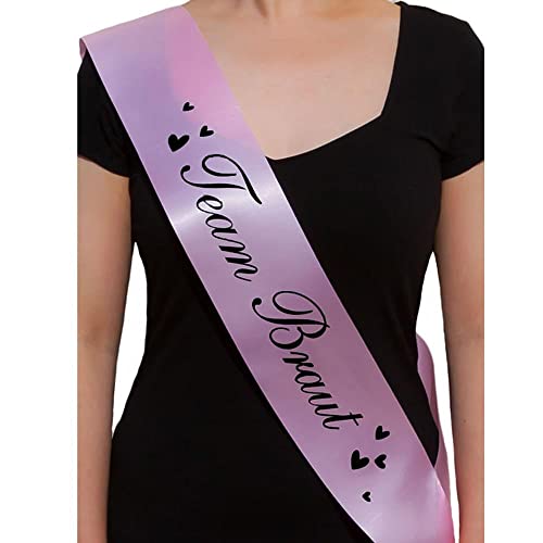Oblique Unique Schärpe Team Braut in Light Rosa Bride to Be Hen Party von Oblique Unique
