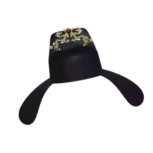 Obotsnoi Alte Offizielle Cap Soft Komfortable Faltbare Design Traditionelle Chinesische Stile Fliegender Fischhut Für Cosplay Event Cosplay von Obotsnoi