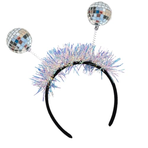 Obotsnoi Disco Ball Hairband Für Partyskonzerte Reflektierende Plastik Glitzernder Haarzubehör Unisex Für Erwachsene Teenager Musikfestival Haarband Obotsnoi Disco Ball Hairband Für Partyskonzerte Reflektierende Plastik Glitzernder Haarzubehör Unisex Für Erwachsene Teenager Musikfestival Haarband von Obotsnoi