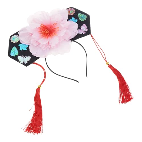 Obotsnoi Eleganter chinesischer Prinzessinnen-Kopfschmuck, traditionelle alte Kopfbedeckung, Blumenhut für kulturelle Veranstaltungen von Obotsnoi