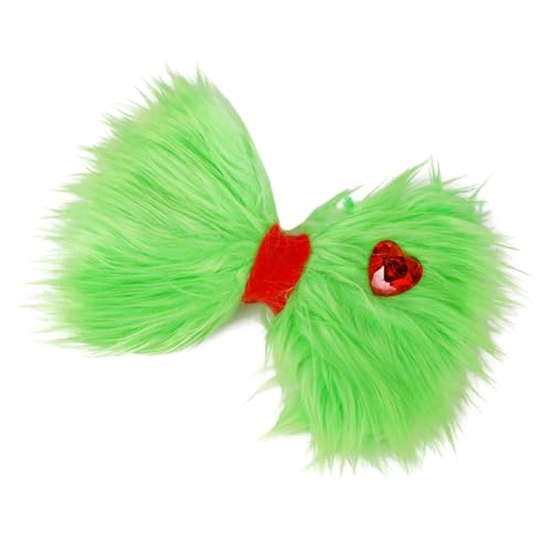 Obotsnoi Festlicher Plüsch-Haarschmuck für Weihnachten, Kostümpartys, leicht, bequem, Haarspange/Stirnband, Zubehör, Schmuckzubehör von Obotsnoi