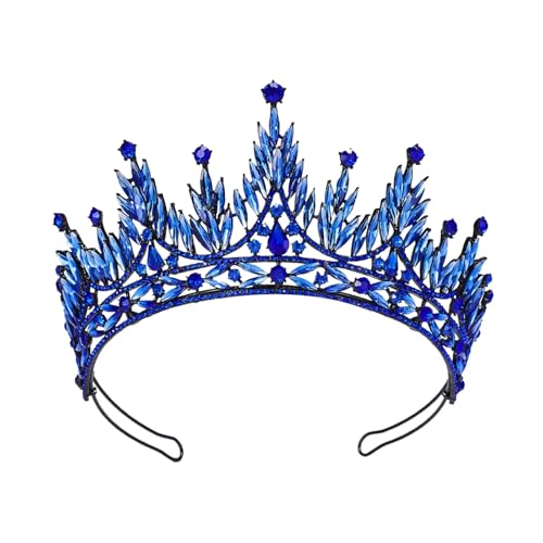 Obotsnoi Haarreif für Mädchen, glitzernde Kronen für Königin, Geburtstag, robuste Stirnbänder, Foto-Requisiten, elegantes Kostüm von Obotsnoi