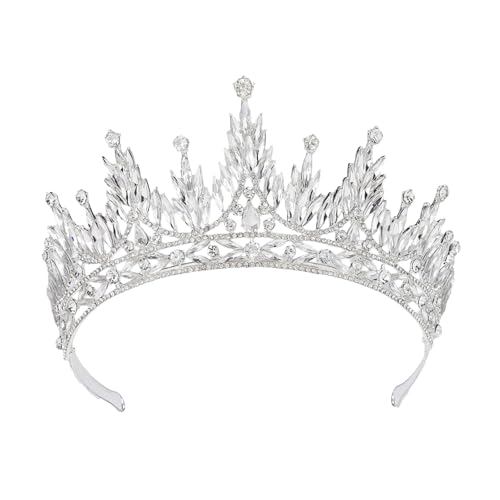 Obotsnoi Haarreif für Mädchen, glitzernde Kronen für Königin, Geburtstag, robuste Stirnbänder, Foto-Requisiten, elegantes Kostüm von Obotsnoi