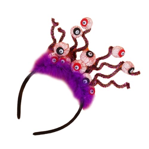 Obotsnoi Halloween Explodierender Augapfel Stirnband für Erwachsene Rollenspiel Kostüm Kopfbedeckung Party Requisiten Haarschmuck Festival Hairhoop von Obotsnoi