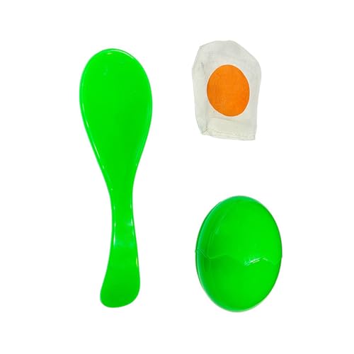 Obotsnoi Kinder-Balancing-Geschicklichkeitsentwicklungsspiel mit Eiern und Löffeln, das Rennen trägt, Familientreffen, Outdoor-Aktivitäten von Obotsnoi