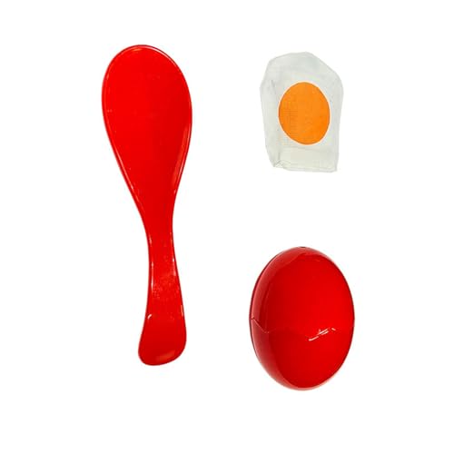 Obotsnoi Kinder-Balancing-Geschicklichkeitsentwicklungsspiel mit Eiern und Löffeln, das Rennen trägt, Familientreffen, Outdoor-Aktivitäten von Obotsnoi