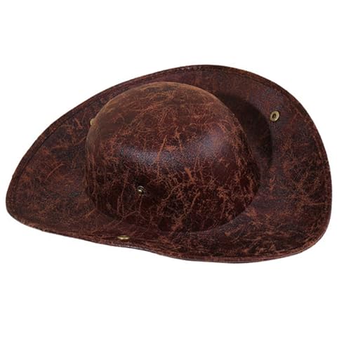 Obotsnoi Kolonial Dreisporn Hut Mittelalter Piratenhut Partyhut PU Leder Piratenhut Mittelalter Zubehör für Rollenspiel Mottoparty Obotsnoi Kolonial Dreisporn Hut Mittelalter Piratenhut Partyhut PU Leder Piratenhut Mittelalter Zubehör für Rollenspiel Mottoparty von Obotsnoi